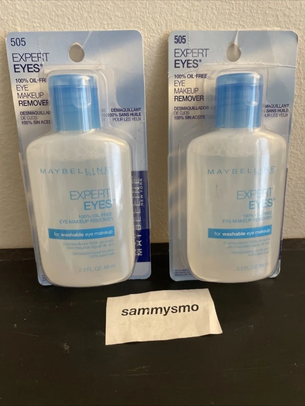 Maybelline Expert Eyes Oil Free Eye Makeup Remover 505, 2.3 oz., x2
